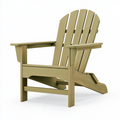 Fauteuil Adirondack 98 x 75 x 92 cm en bois vert pour jardin style classique